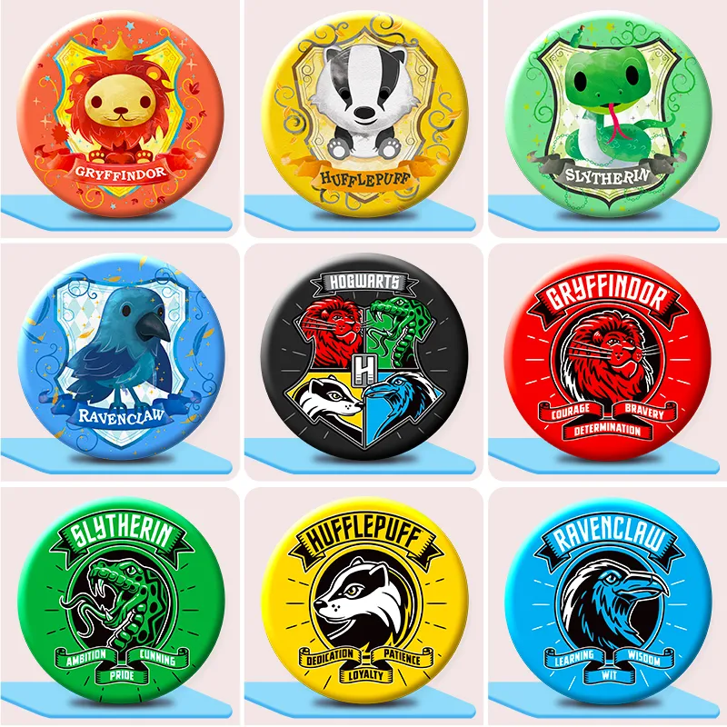 OTRAINBOW Harry Potter/Harry Potter Characters Preppy Badge Tinplate Commemoration Badge Badges-1