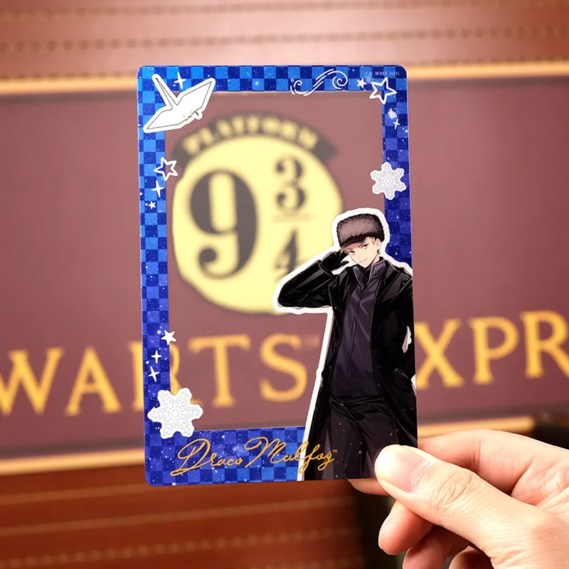 OTRAINBOW Harry Potter Snow Night Figure Print Group Photo Collectible Card Photo Cards-2