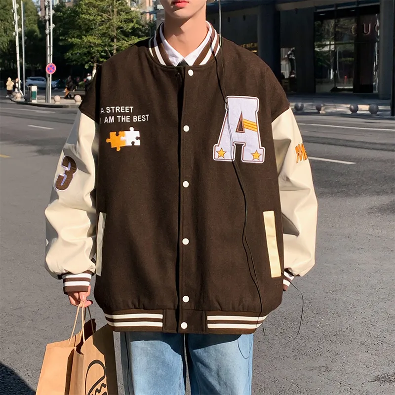 ROBINHOOD Baseball Jacket Unisex Black-7