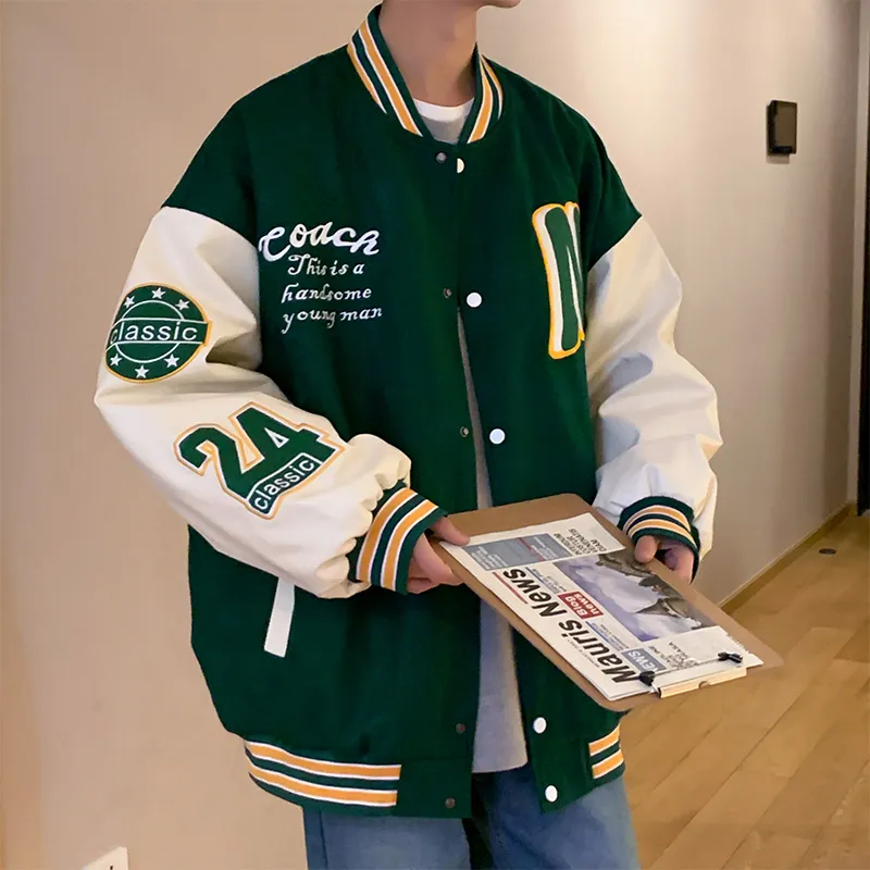 ROBINHOOD Baseball Jacket Unisex Black-16