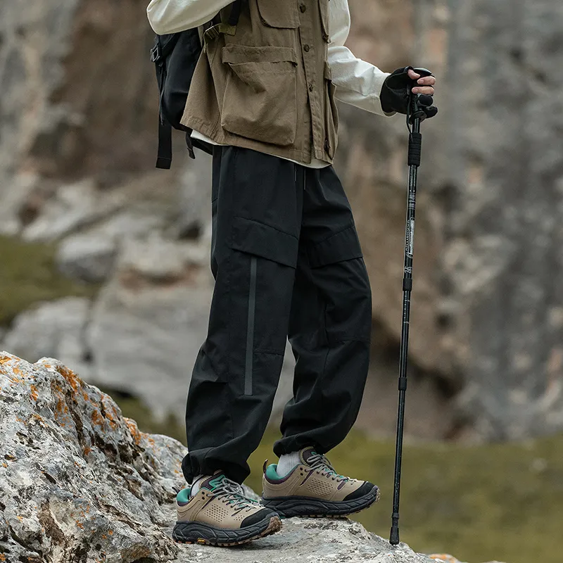 ROBINHOOD Windbreaker Pants Unisex Snow Mountains Gray-17