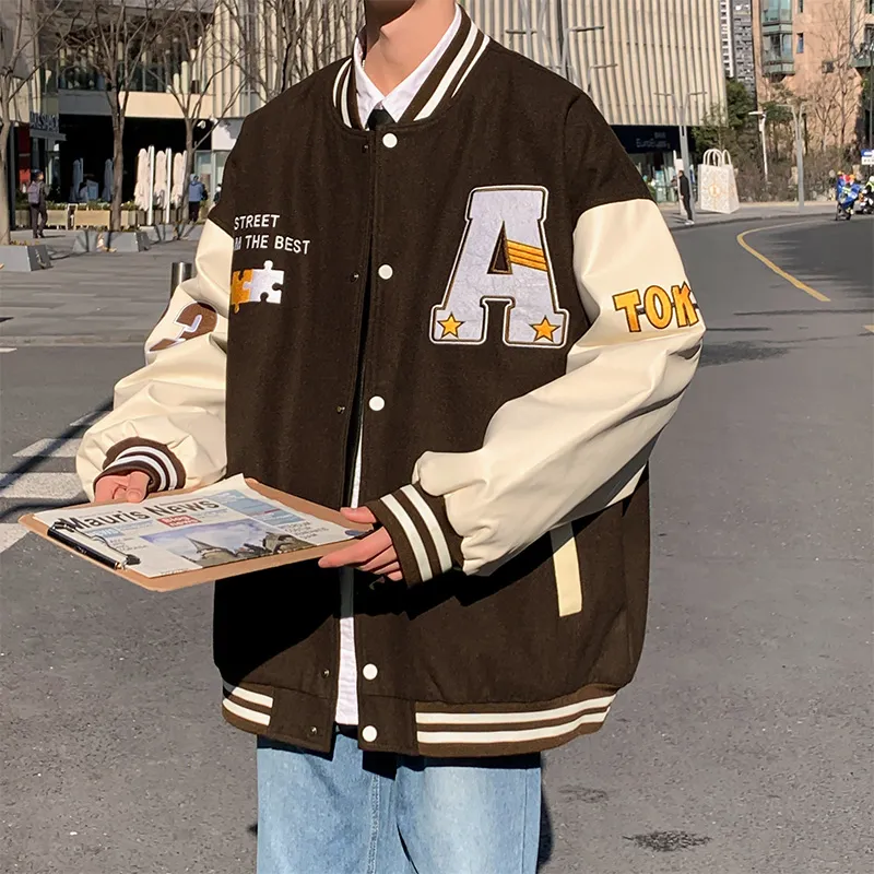 ROBINHOOD Baseball Jacket Unisex Black-8