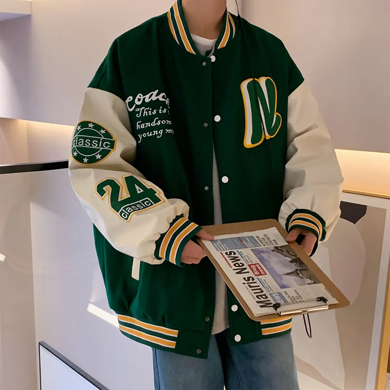 ROBINHOOD Baseball Jacket Unisex Black-15
