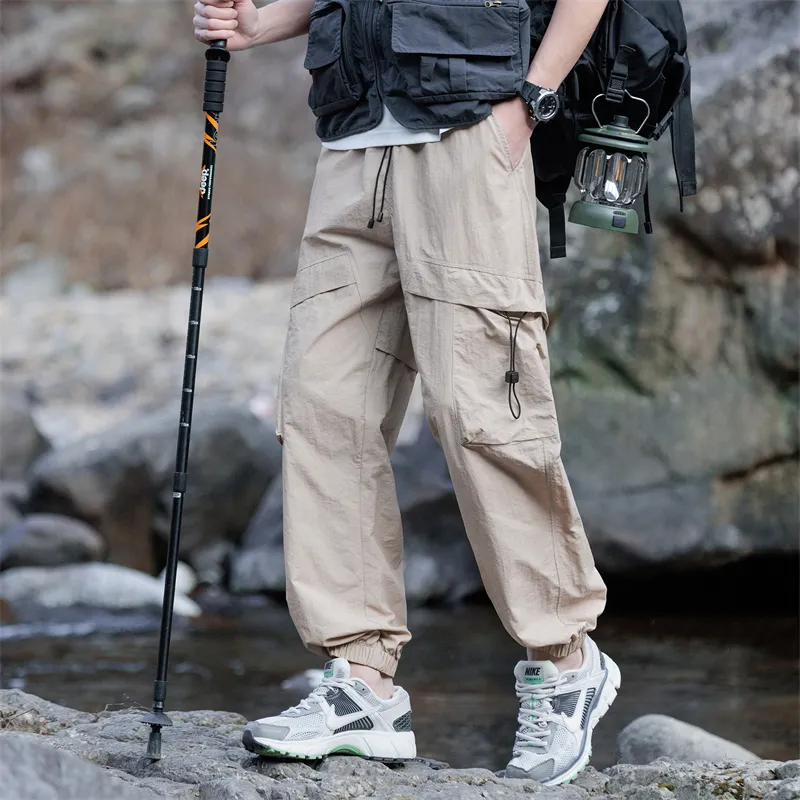 ROBINHOOD Casual Pants Unisex Bean Gray-11