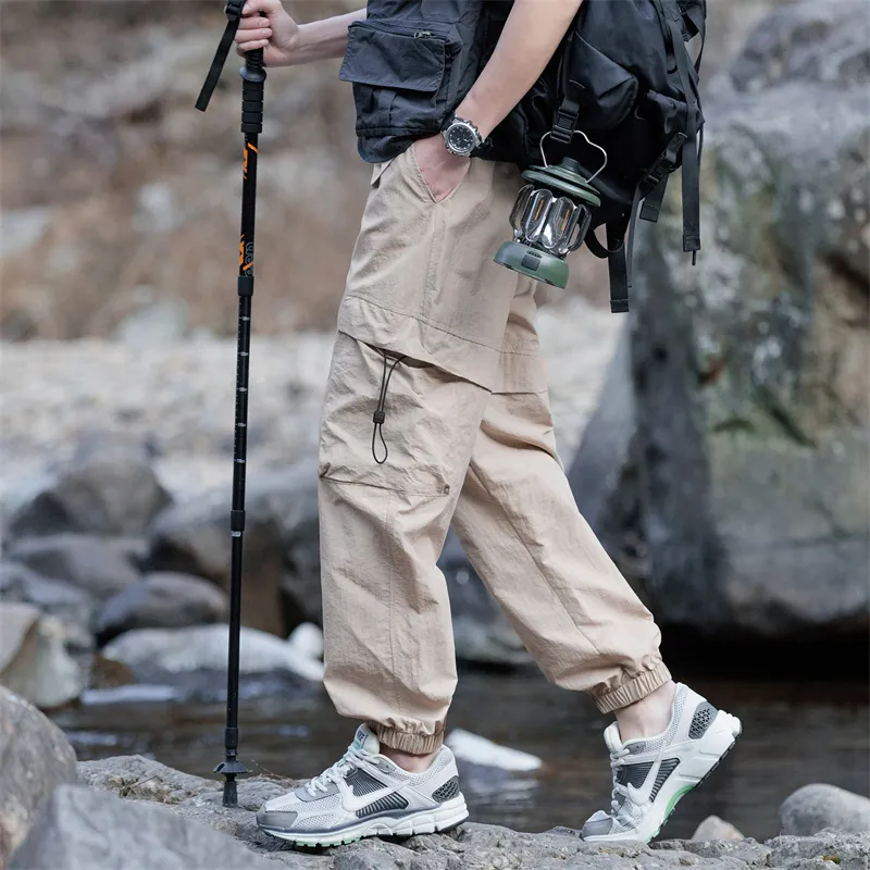 ROBINHOOD Casual Pants Unisex Bean Gray-13