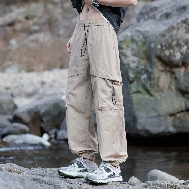 ROBINHOOD Casual Pants Unisex Bean Gray-14