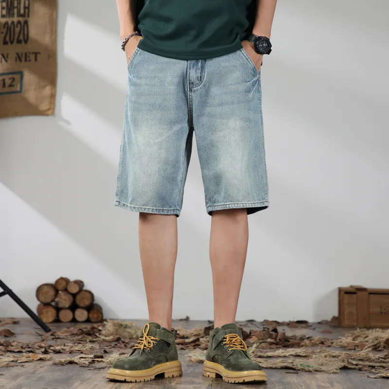 ROBINHOOD Denim Shorts Unisex Ancient Teal-6