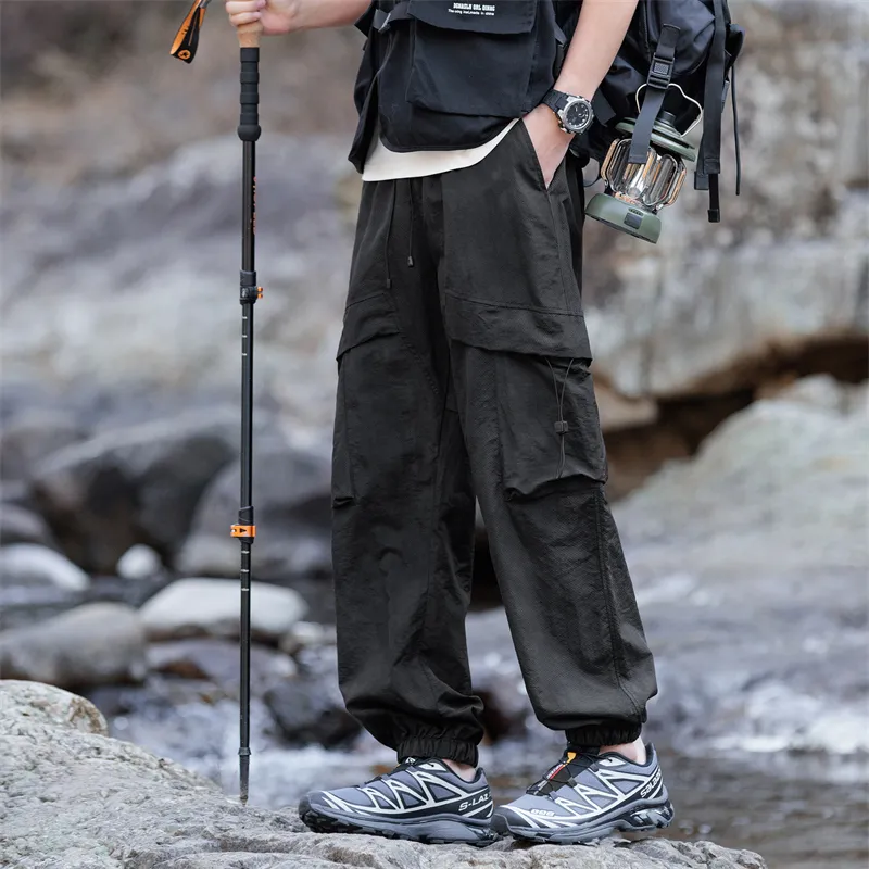 ROBINHOOD Casual Pants Unisex Bean Gray-6