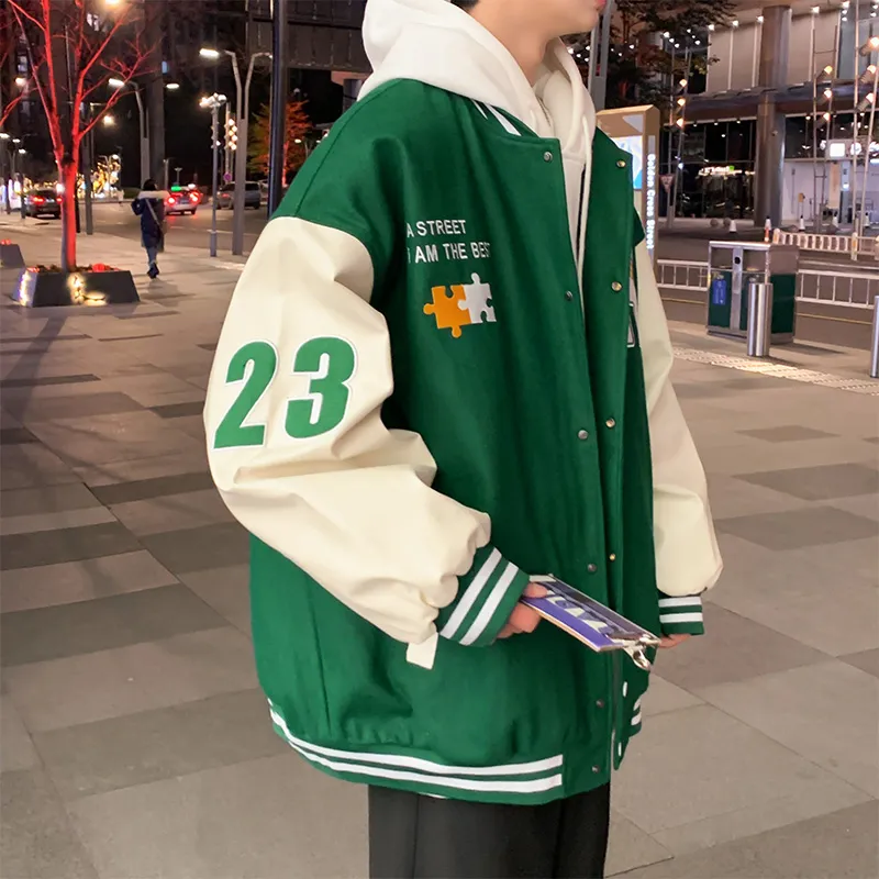 ROBINHOOD Baseball Jacket Unisex Black-14