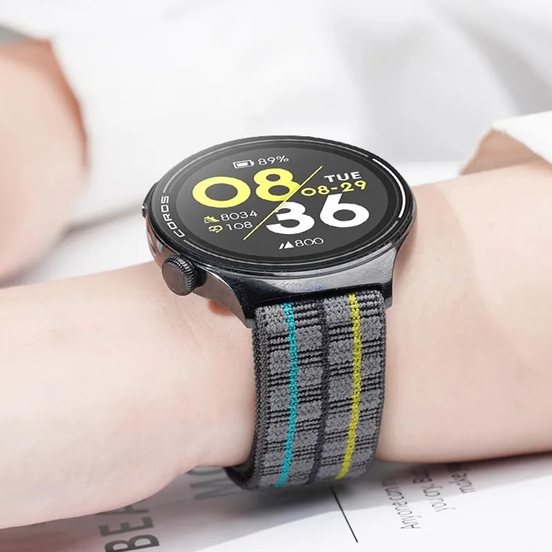 IBOANN COROS Compatibility Watch Band 22mm Nylon Material-4