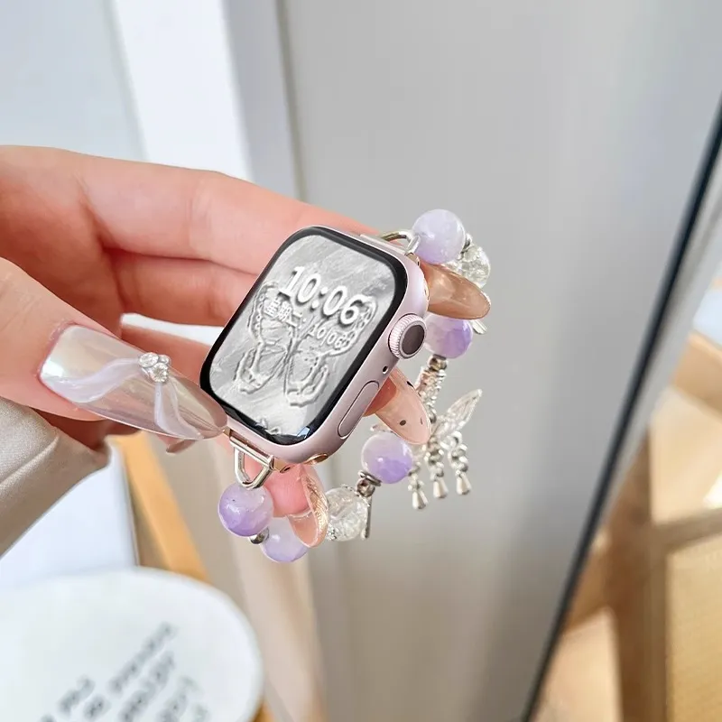 IBOANN Apple Compatibility Watch Band Fabric Material-10