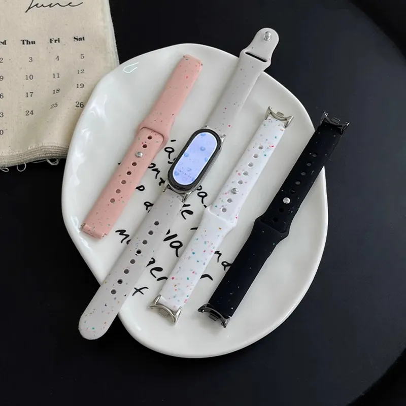 IBOANN Xiaomi Compatibility Watch Band 12mm Silicone Material-1
