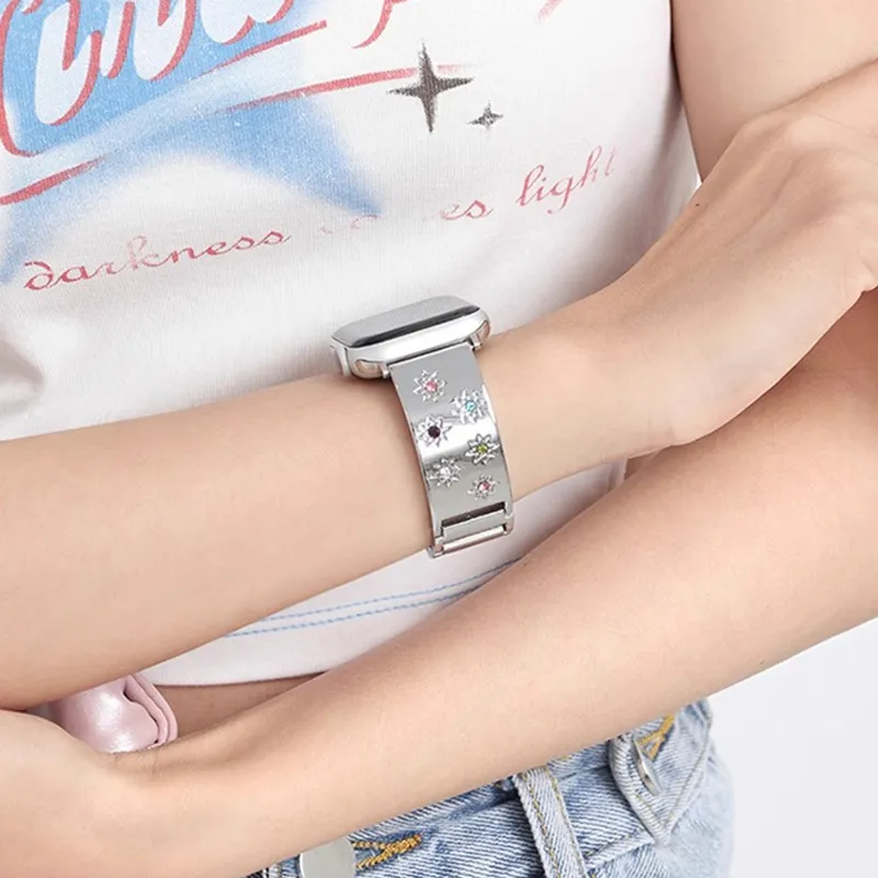 IBOANN Apple Compatibility Watch Band Metal-3