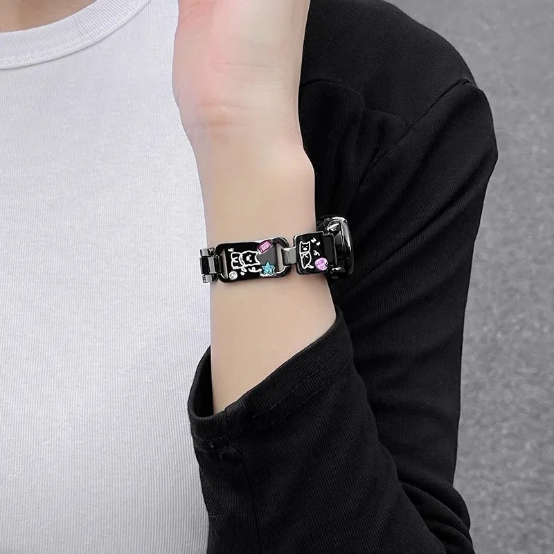 IBOANN Xiaomi Compatibility Watch Band Metal-5
