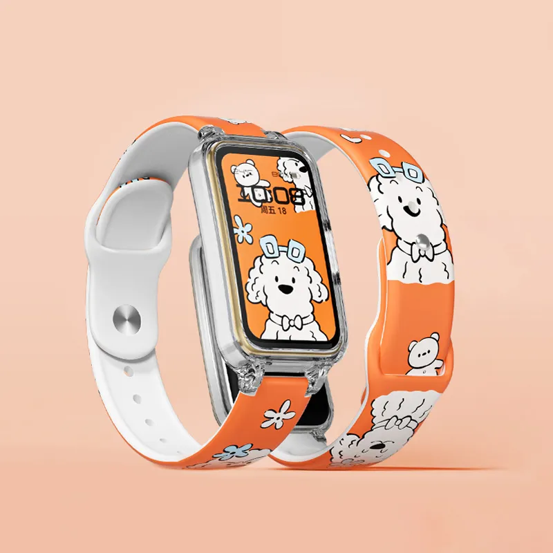 IBOANN Watch Band Huawei Compatibility 12mm TPU Material-5