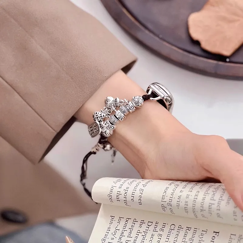 IBOANN Xiaomi Compatibility Watch Band Fabric Material-3