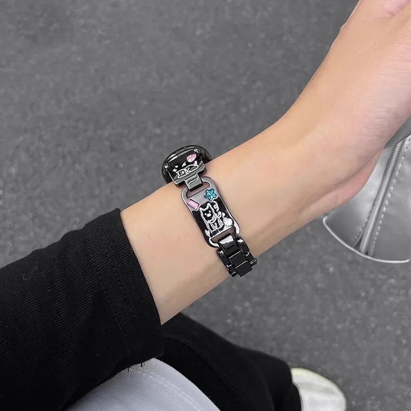IBOANN Xiaomi Compatibility Watch Band Metal-7