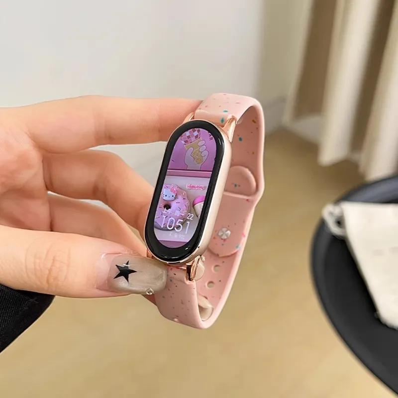 IBOANN Xiaomi Compatibility Watch Band 12mm Silicone Material-6