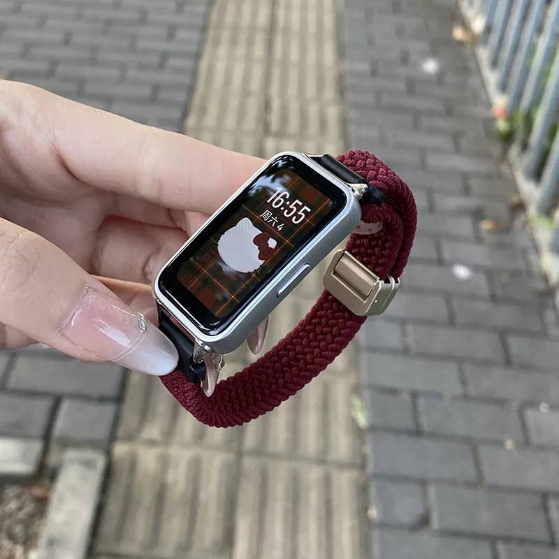 IBOANN Huawei Compatibility Watch Band 145~210mm Nylon Material-2