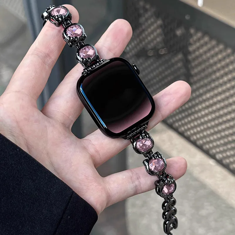 IBOANN Watch Band Apple Compatibility Stainless Steel Material-2