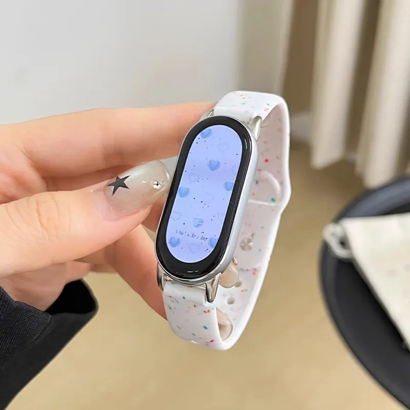 IBOANN Xiaomi Compatibility Watch Band 12mm Silicone Material-3
