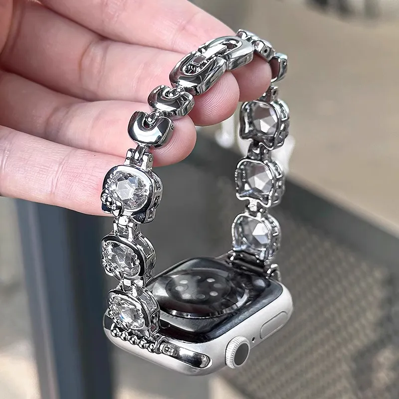 IBOANN Watch Band Apple Compatibility Stainless Steel Material-7