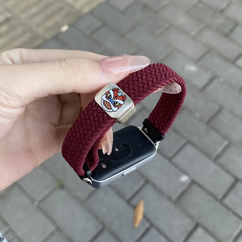 IBOANN Huawei Compatibility Watch Band 145~210mm Nylon Material-1