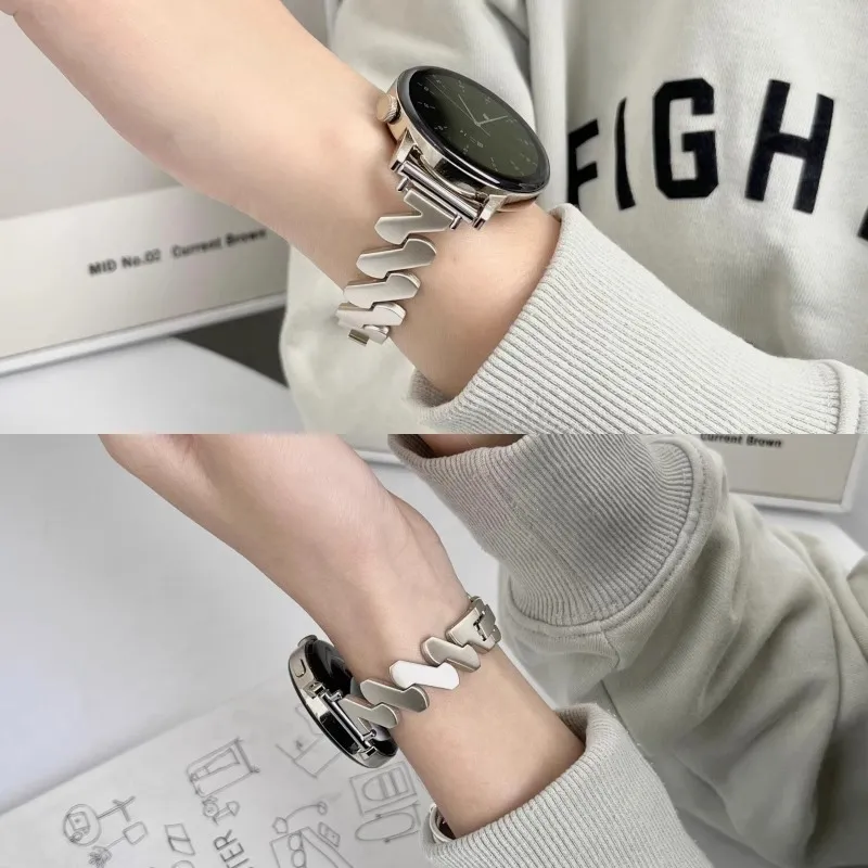 IBOANN Huawei Compatibility Watch Band Metal-1