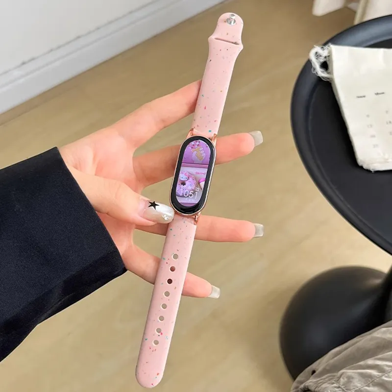 IBOANN Xiaomi Compatibility Watch Band 12mm Silicone Material-5