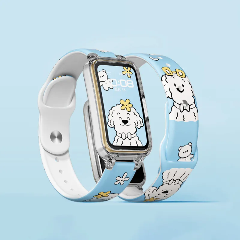 IBOANN Watch Band Huawei Compatibility 12mm TPU Material-1