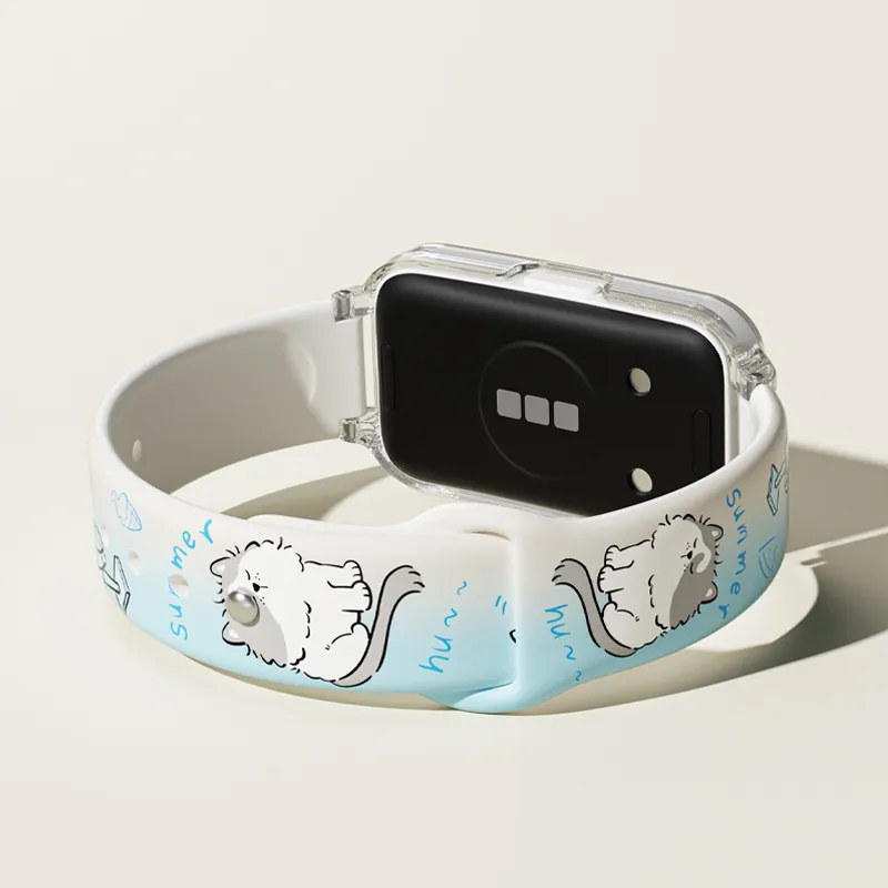 IBOANN Watch Band Huawei Compatibility 12mm TPU Material-10