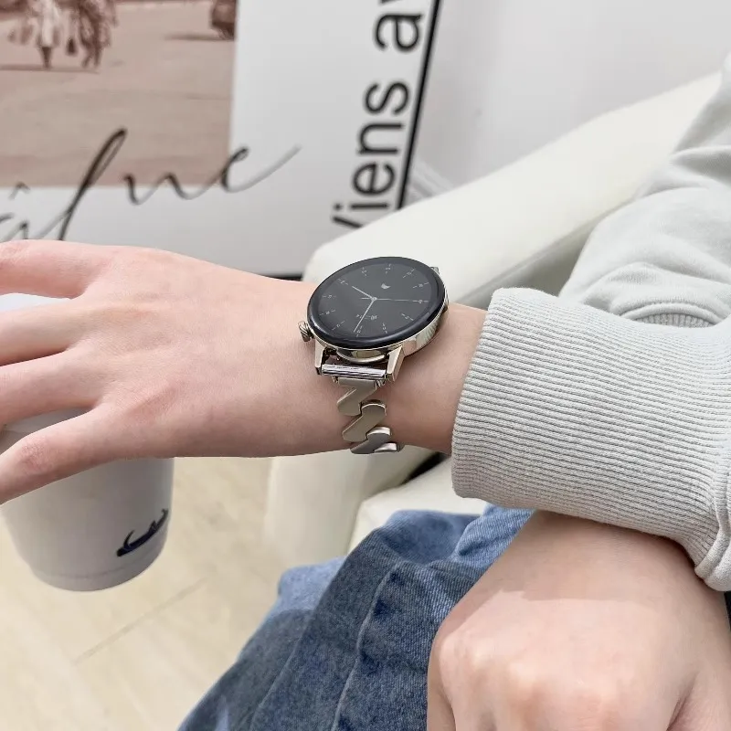 IBOANN Huawei Compatibility Watch Band Metal-3