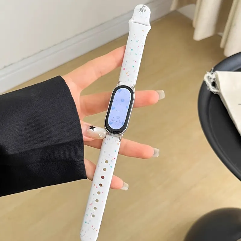IBOANN Xiaomi Compatibility Watch Band 12mm Silicone Material-2