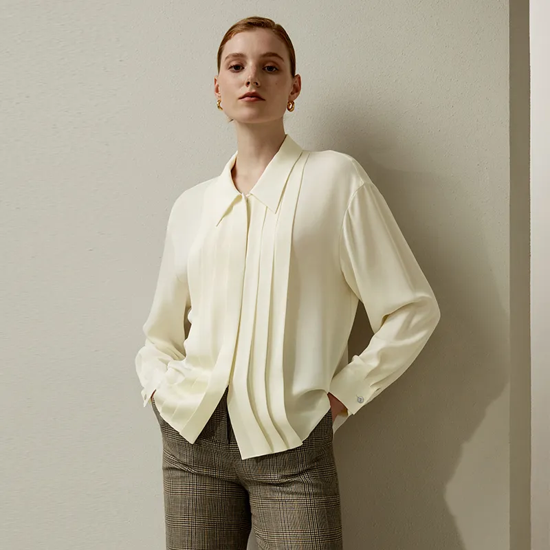 LILIXIUKE Shirt Women's Ivory White-1