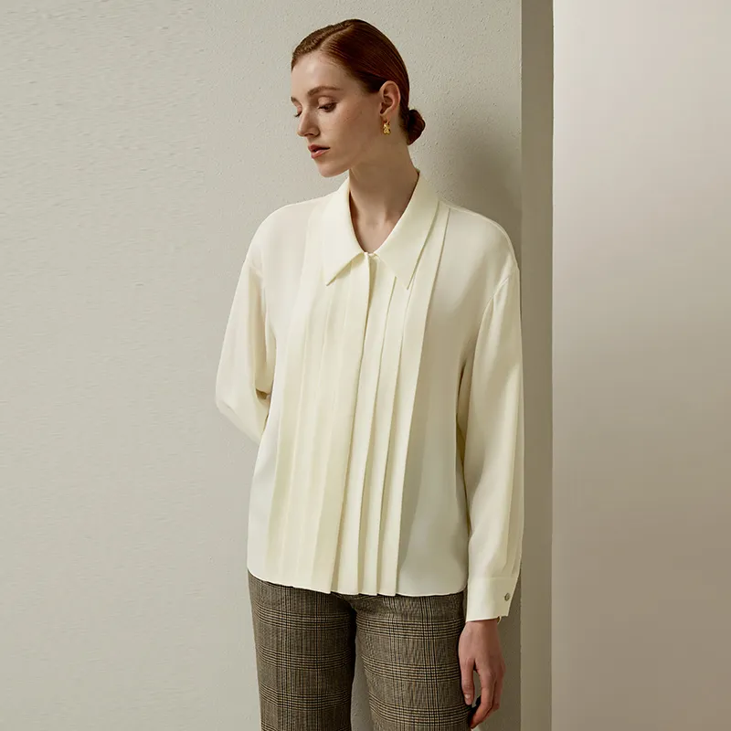 LILIXIUKE Shirt Women's Ivory White-3