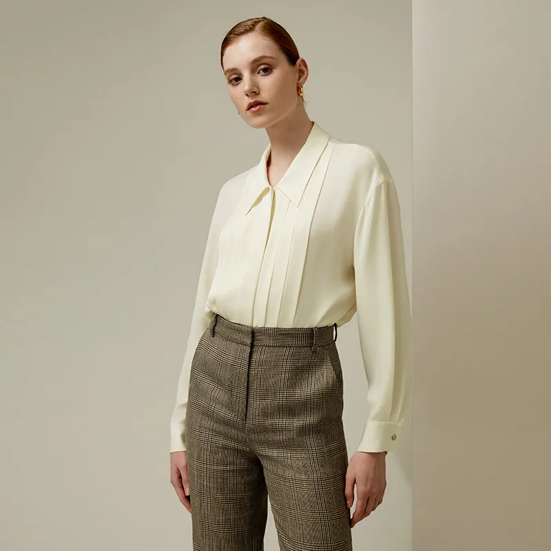 LILIXIUKE Shirt Women's Ivory White-2