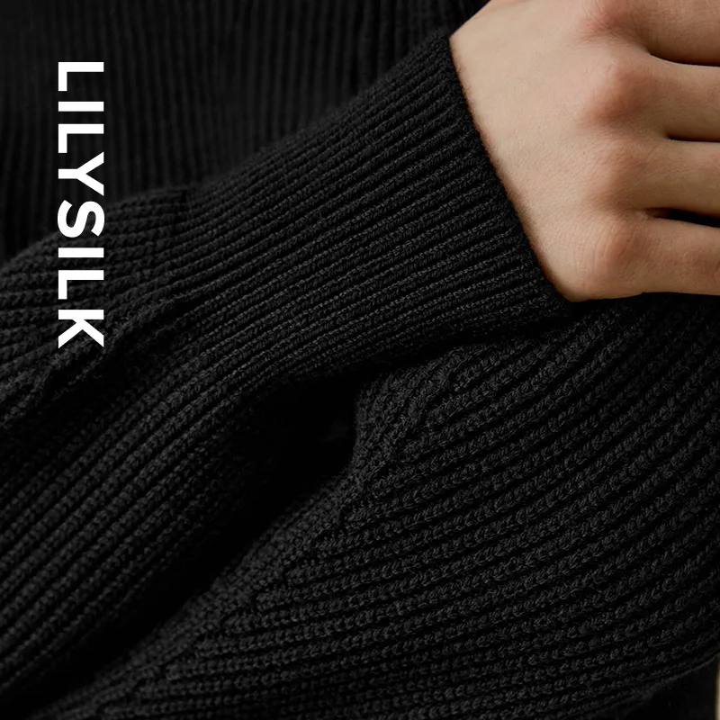 LILIXIUKE Pullover Sweater Wool Sweaters Women's-2