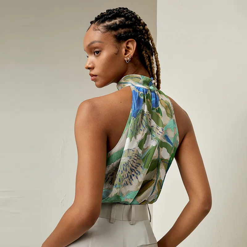LILIXIUKE Camisole Women's Oil Paintings Print-2