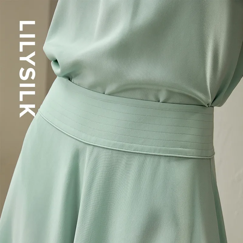 LILIXIUKE Casual Pants Women's Mint Green-5