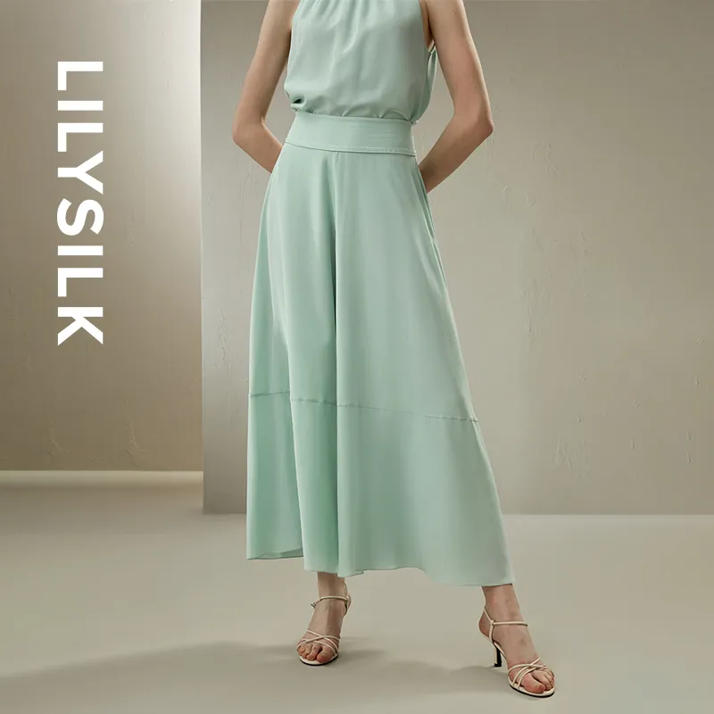 LILIXIUKE Casual Pants Women's Mint Green-3