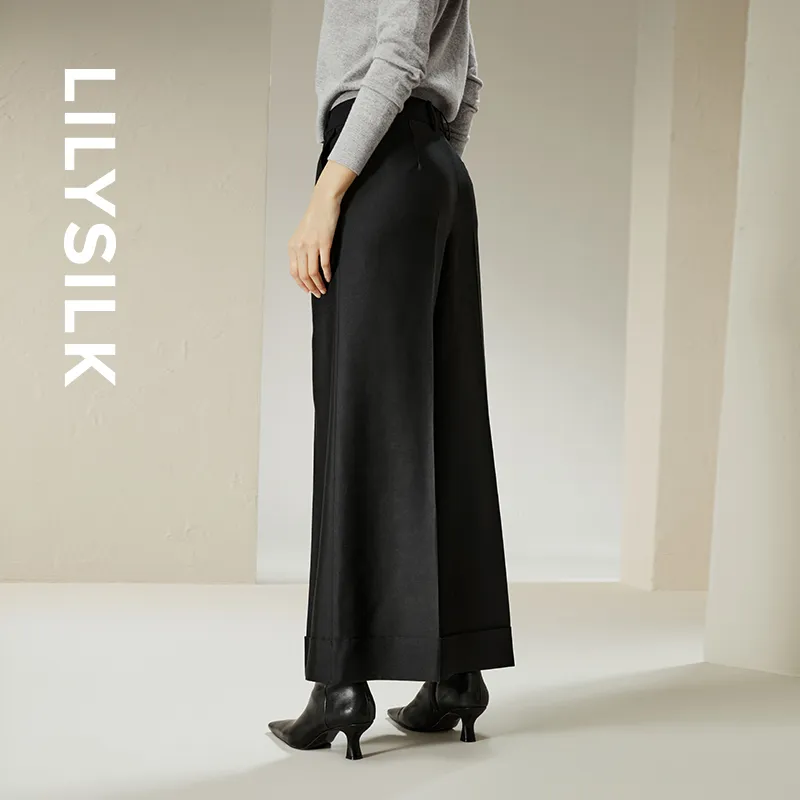 LILIXIUKE Casual Pants Women's Black-2