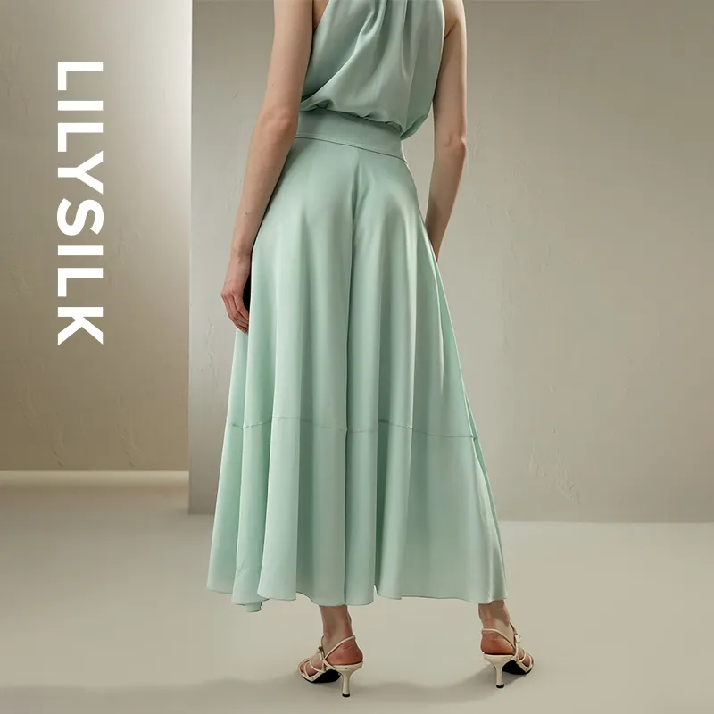 LILIXIUKE Casual Pants Women's Mint Green-4