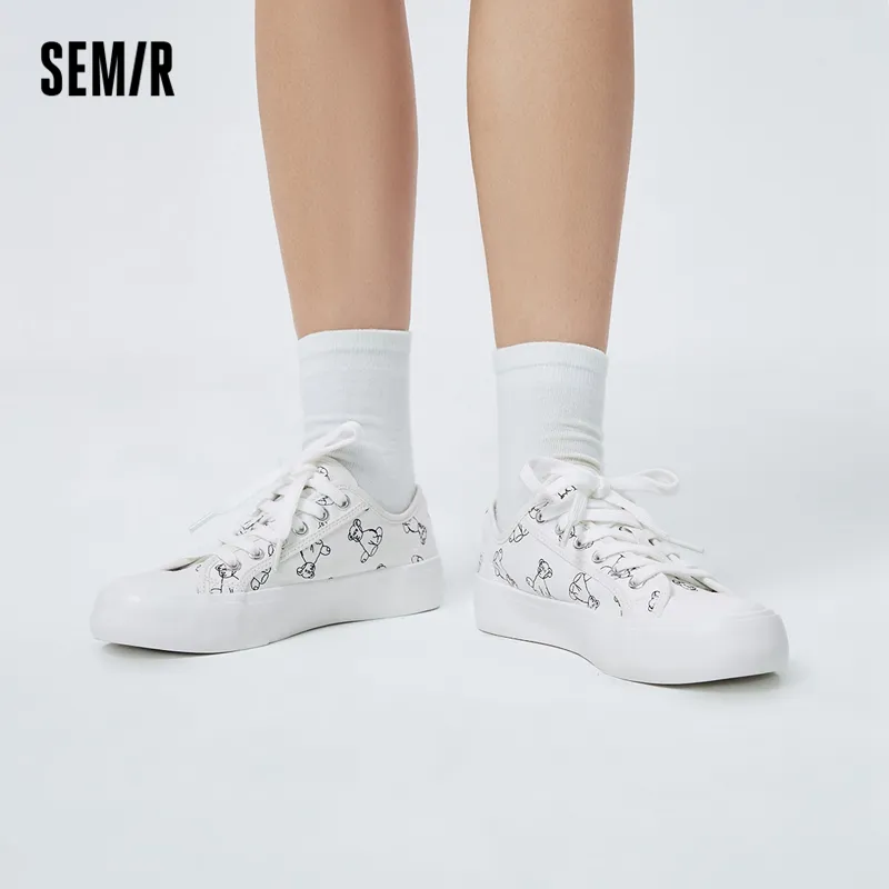 SEMIR Low-Top Canvas Shoes 3.3cm Women's-7