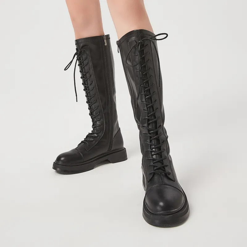 SEMIR Knee high Boots 3.5cm Women's Black-2