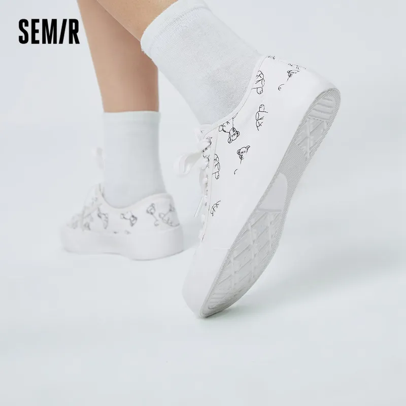 SEMIR Low-Top Canvas Shoes 3.3cm Women's-9