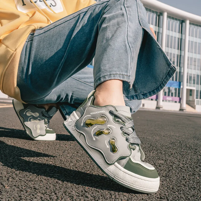 SEMIR Low Top Skateboard Shoes Women's Army Green-7