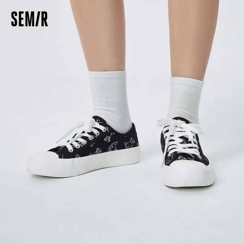SEMIR Low-Top Canvas Shoes 3.3cm Women's-2