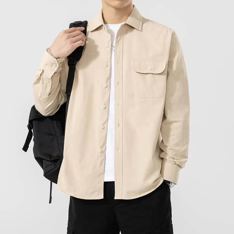 NRTY Shirt Fall And Winter Men's-5