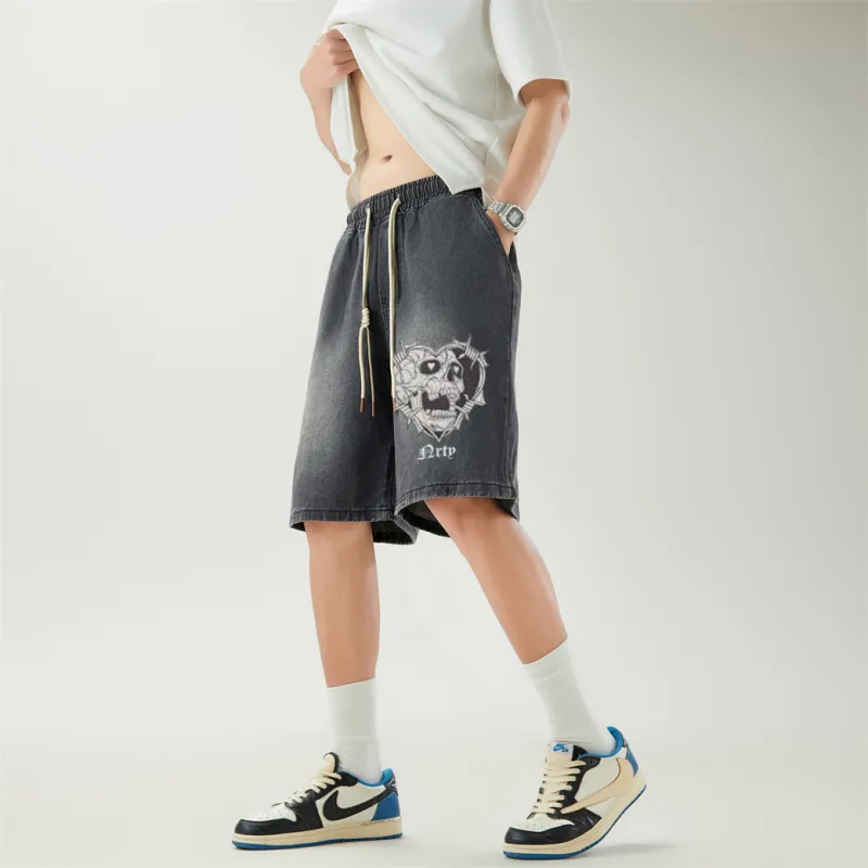 NRTY Denim Shorts Men-5