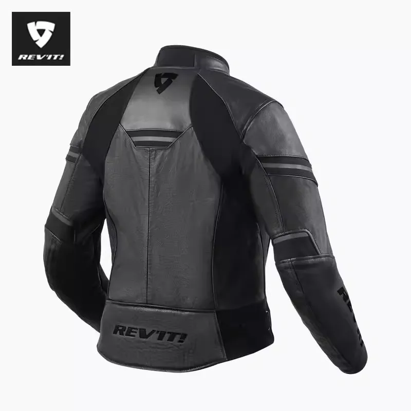 REVIT Medion Motorcycle Cycling Clothing Leather Jacket All-Season Biker Racing Winter Warm Windproof Women's-3